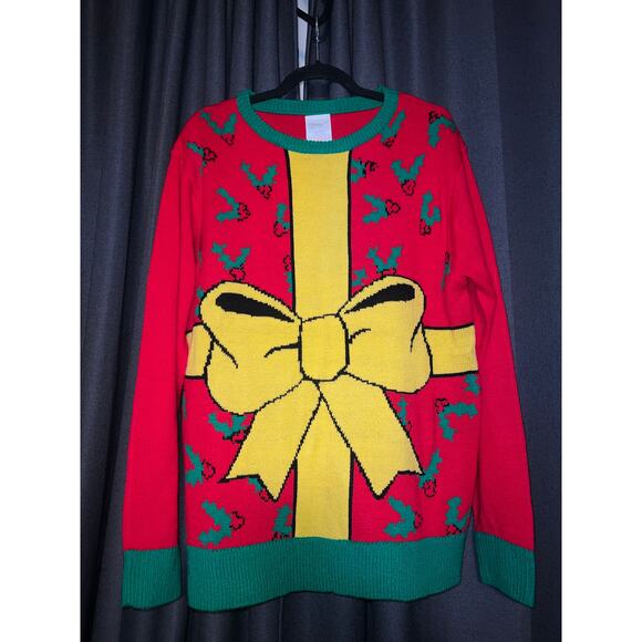 Ugly Christmas Sweater Xmas Size Large - Picture 1 of 3